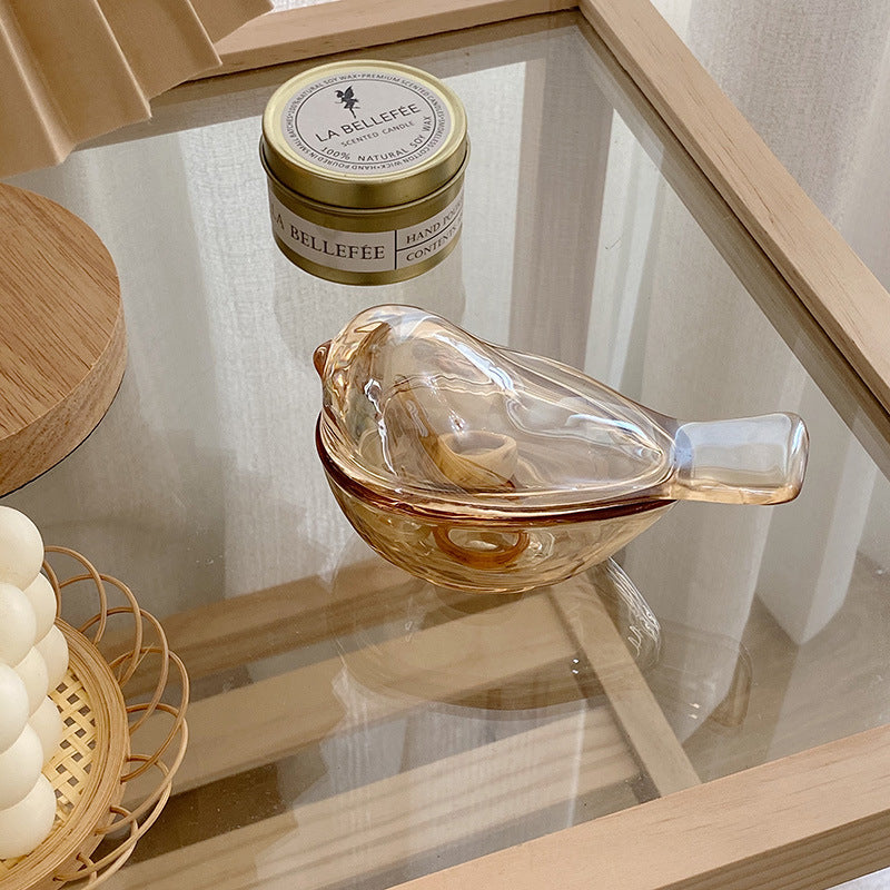 "Sharond Collection" Glass Bird Trinket Box