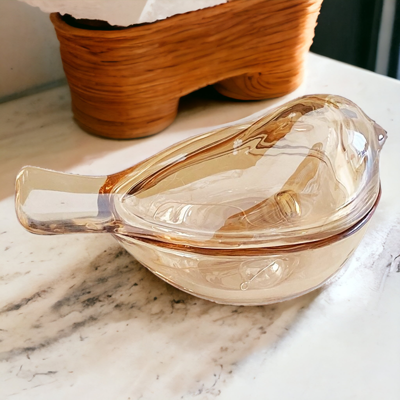 "Sharond Collection" Glass Bird Trinket Box