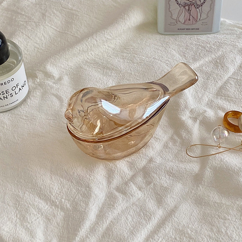 "Sharond Collection" Glass Bird Trinket Box