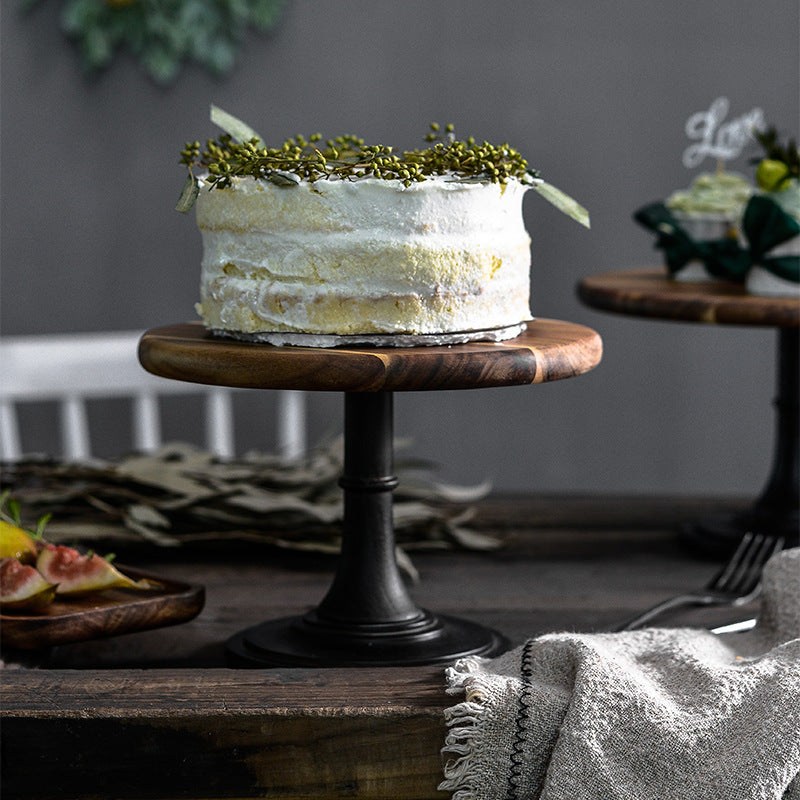 "Timbria lll Collection" Wooden Cake Stand