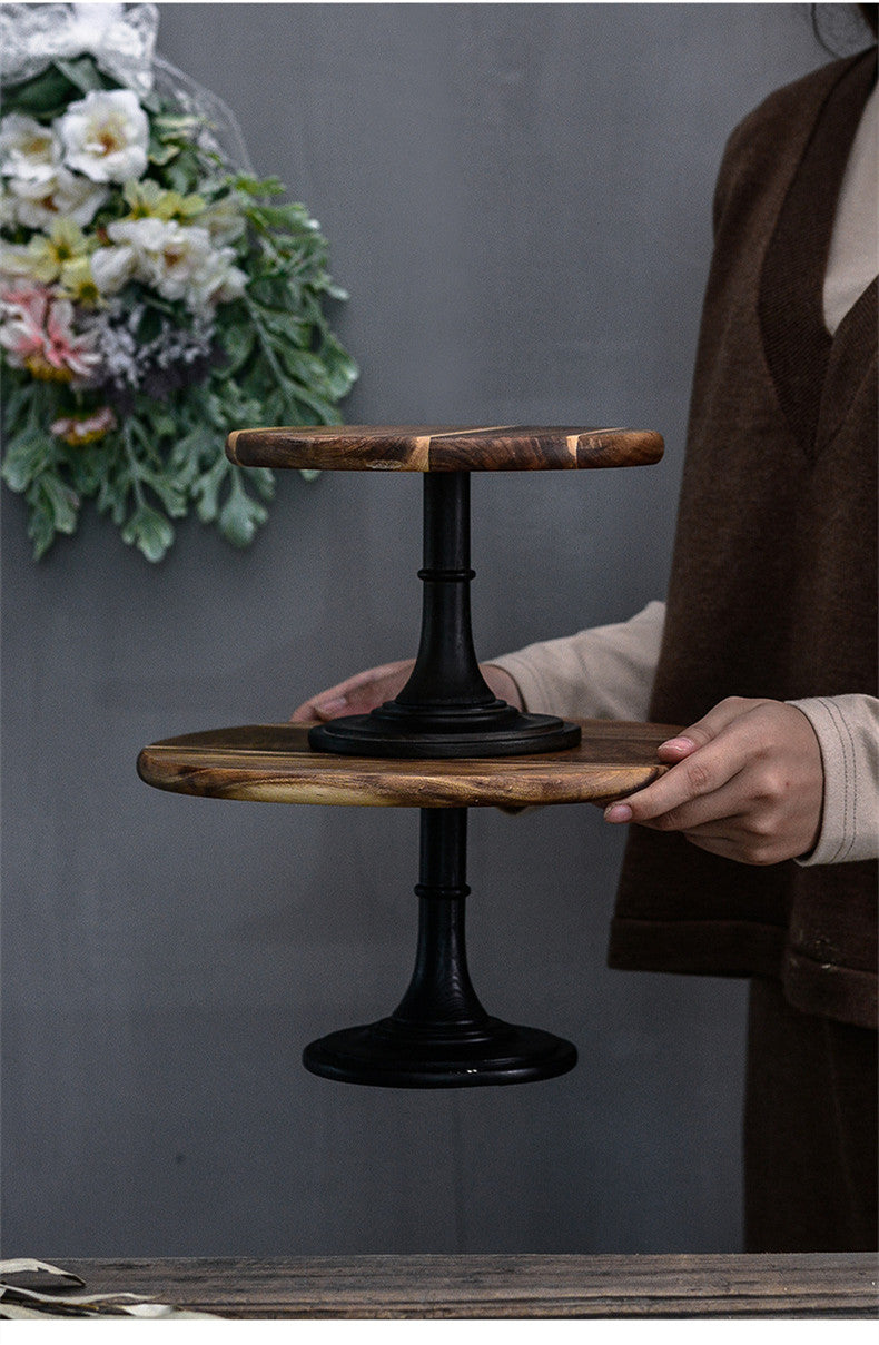 "Timbria lll Collection" Wooden Cake Stand