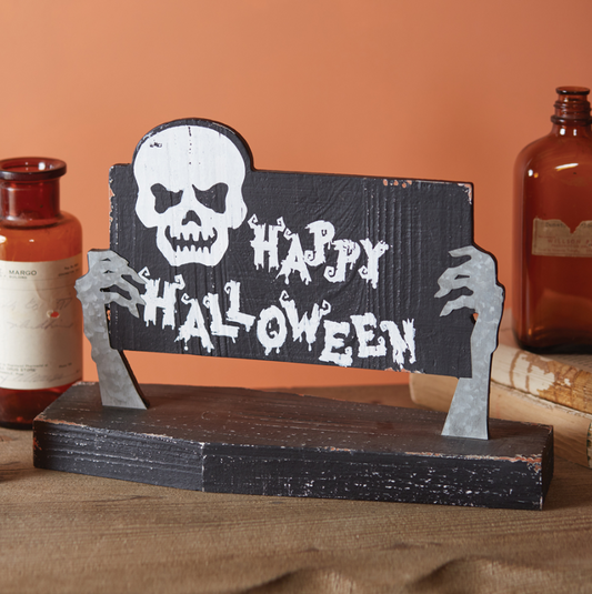 Ghouls From The Grave Halloween Tabletop Sign