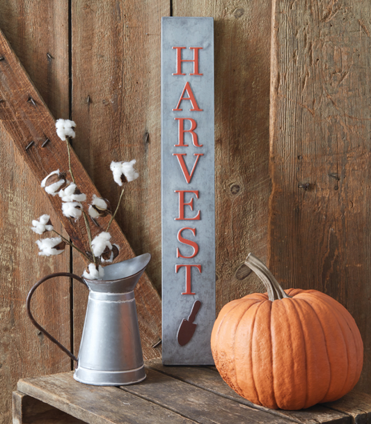 Galvanized Harvest Fall Sign