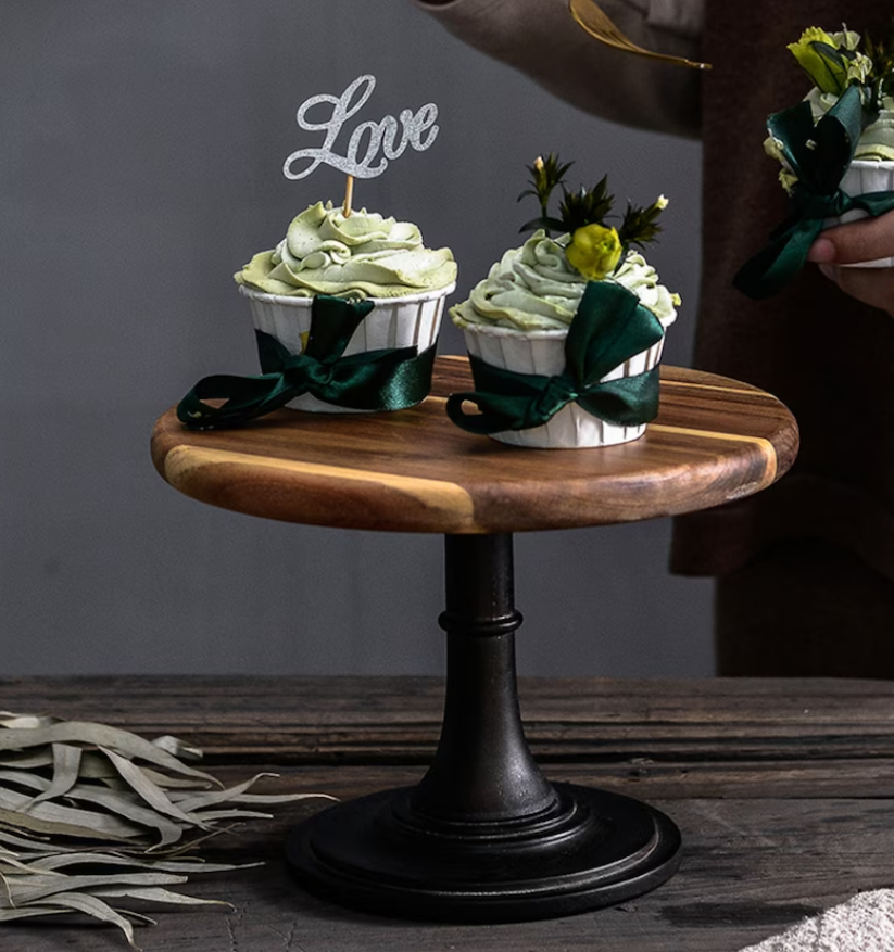"Timbria lll Collection" Wooden Cake Stand