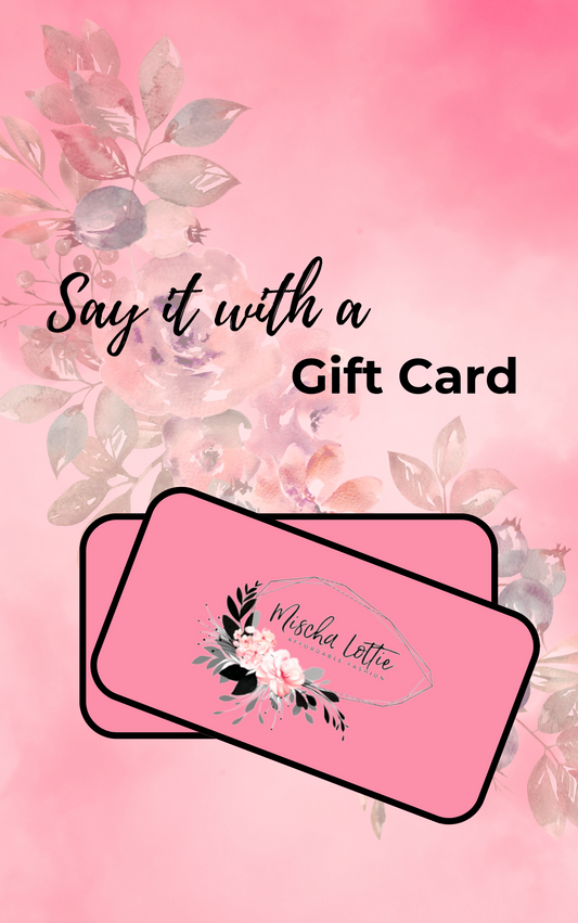 GIFT CARDS Gift Cards by Mischa Lottie