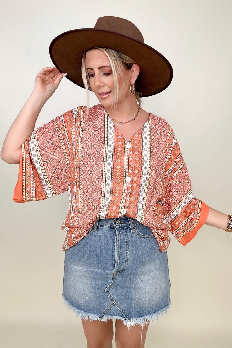 Haptics Bohemian Kimono Top (K) Mischa Lottie