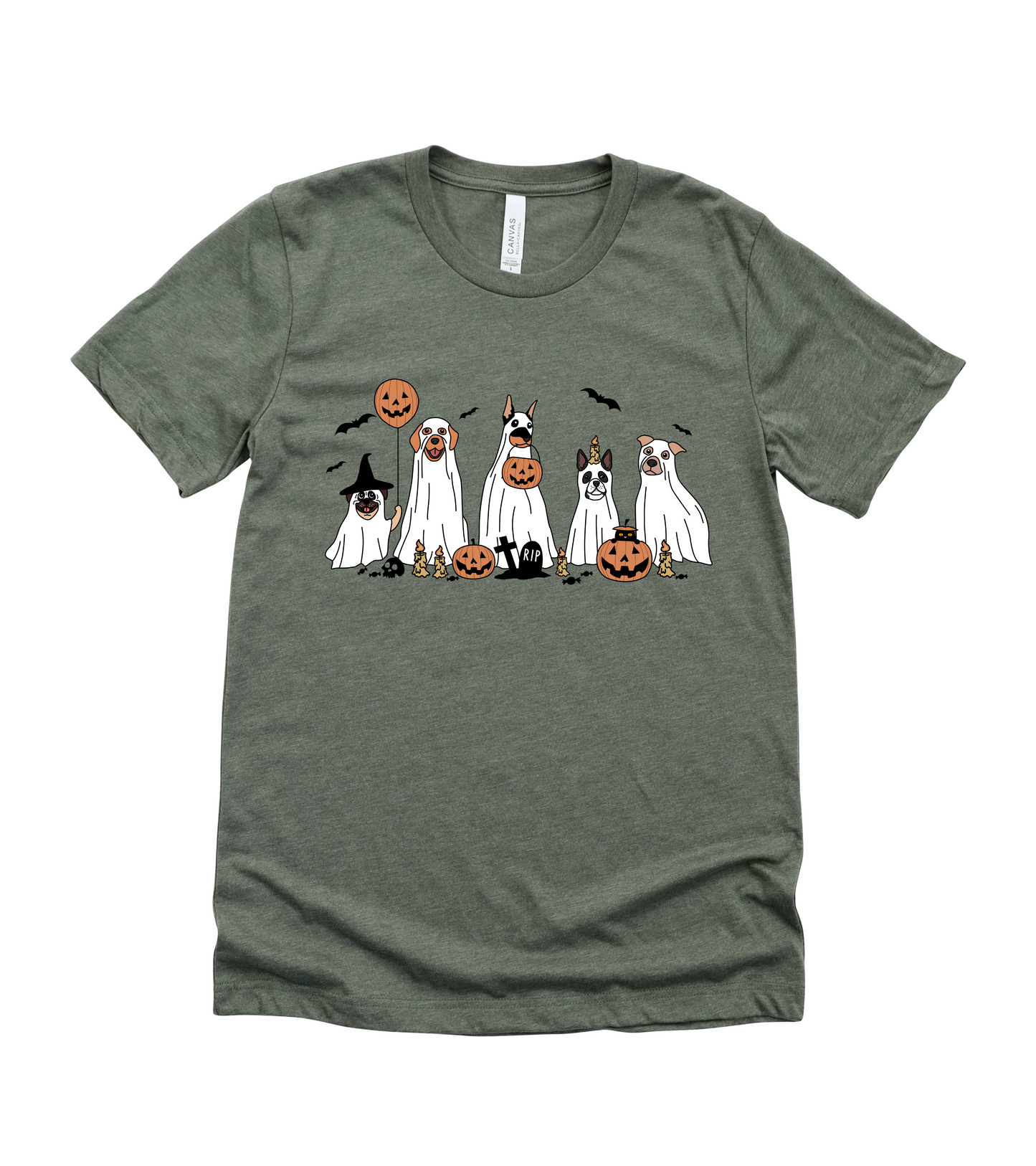 GHOST DOG (BELLA CANVAS T-Shirt) (K) Mischa Lottie