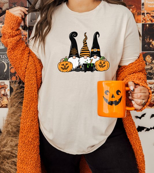 HALLOWEEN GNOME (BELLA CANVAS T-Shirt) (K) Mischa Lottie