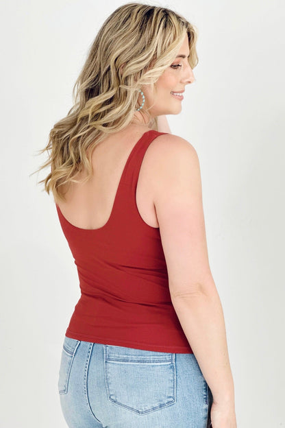 FawnFit Medium Length Lift Tank 2.0 with Built-in Bra (K) Mischa Lottie